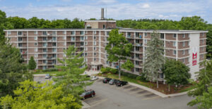 tower exterior apartments